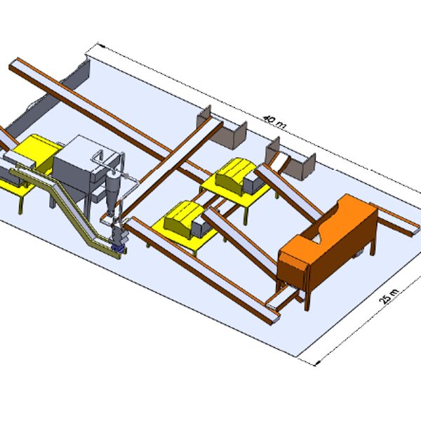 Design model for mixed waste recycling