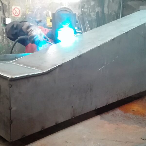 Steel works in different dimensions and requirements 