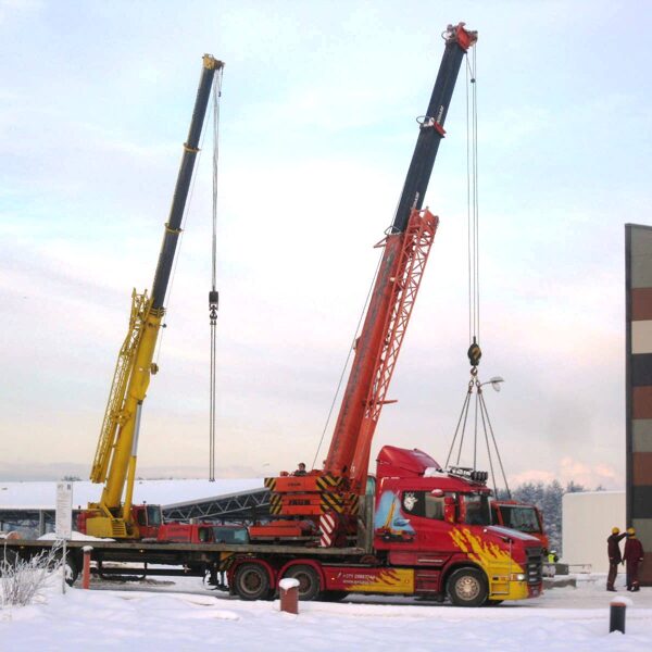 Crane works for different purposes