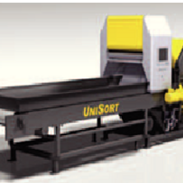 Sensor based sorting machine