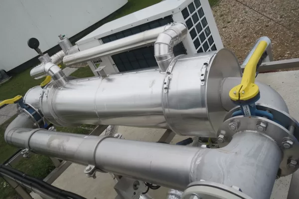 Biogas drying