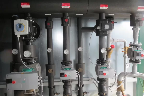 Heating pipes 