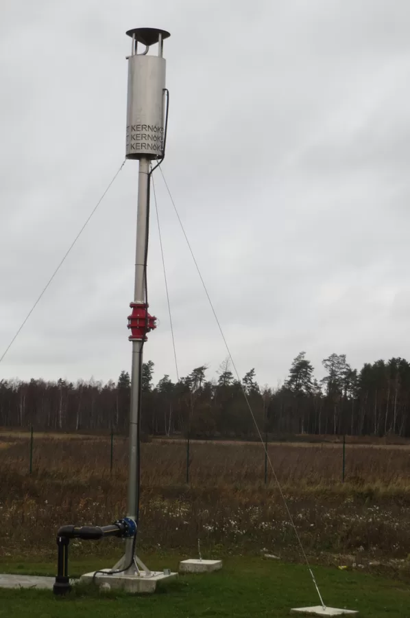 Biogas flare