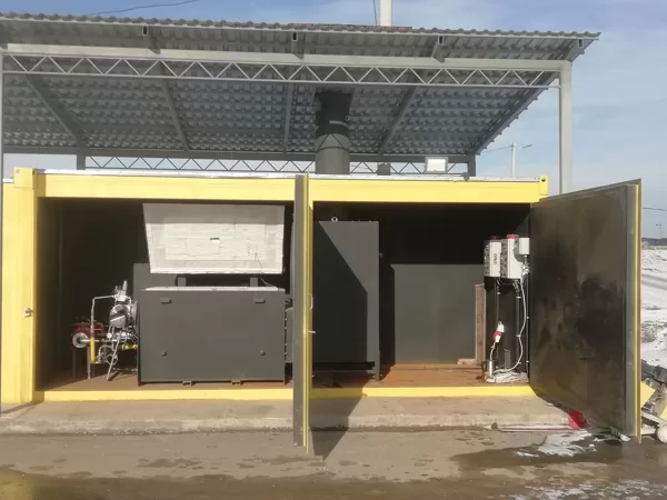 Crematorium in module construction design