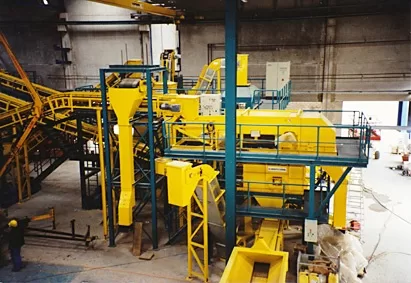 Mechanical process for recovery of metals and plastics from Electronic scrap